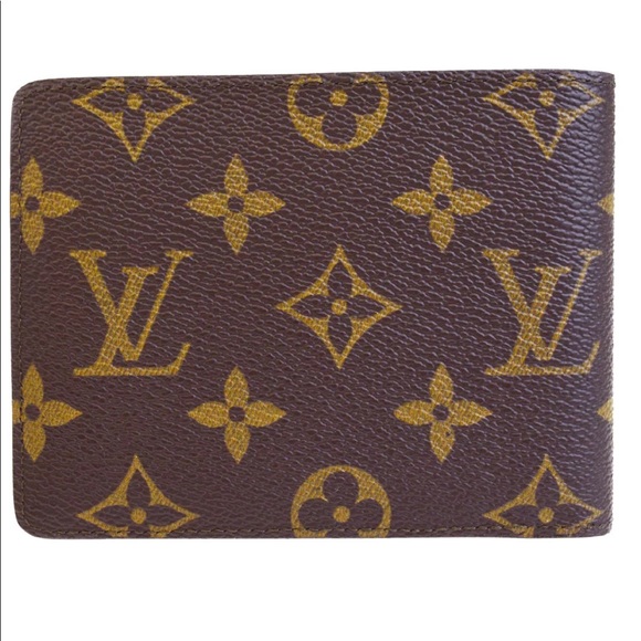 LOUIS VUITTON Logos Bifold Wallet Vintage Monogram - Picture 3 of 8